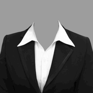 女士黑色西装职业装展示