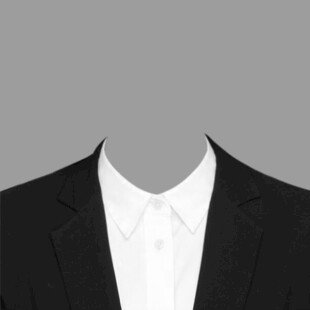 男士西装上衣搭配白衬衫