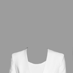 白色简约上衣展示