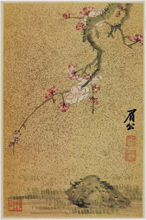 中式水墨梅花图