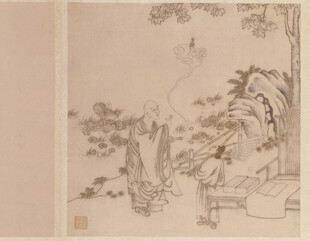 古代山水人物绘画图景