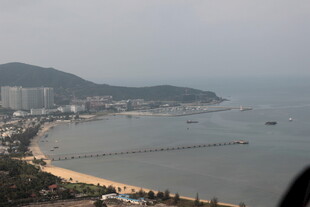海滨城市美丽海岸线景观