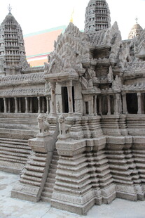 吴哥窟古建筑壮观景象