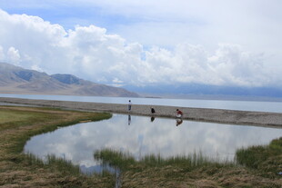 湖畔风光 宁静自然之景