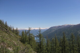 山林间的开阔美景