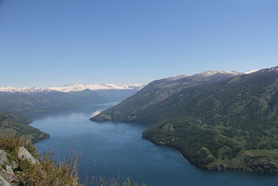 壮丽山水湖景自然风光