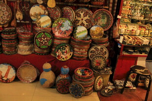 多彩民族风手工艺品展示