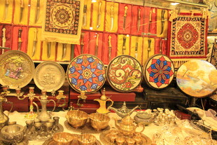 民族风手工艺品展示