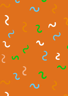 多彩曲线图案背景