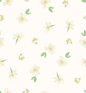 清新淡雅花朵图案背景