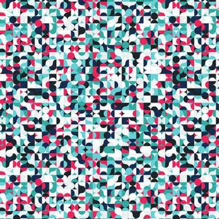 多彩几何图案纹理背景