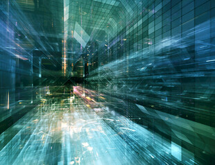 未来感科技隧道场景