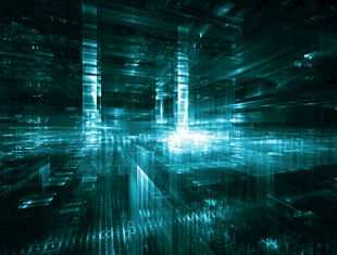 科技感十足的虚拟数字场景