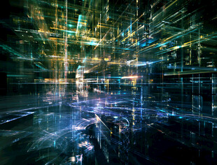 未来感科技空间场景