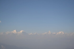 高空云海蓝天美景
