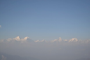 高空之上的云海蓝天