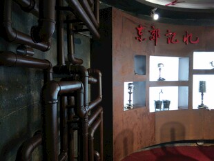 军事展览室内景展示