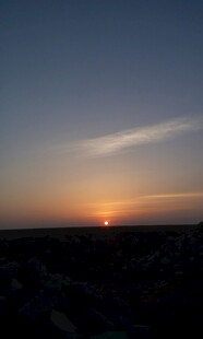 日落美景 天际染浪漫色彩