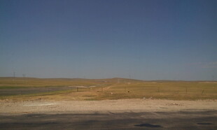 广袤荒原的开阔景致