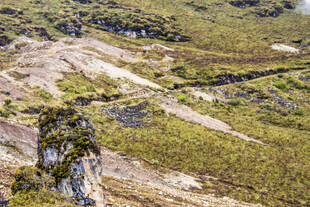 俯瞰荒野地貌景观