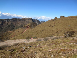山间景色 开阔壮美