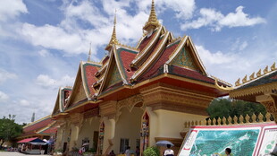 泰国特色寺庙建筑景观