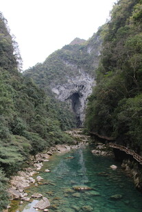 青山绿水间的清幽河谷