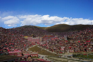 色达佛学院壮丽景观