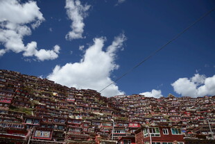 色达佛学院壮观景象