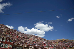 色达佛学院壮观景象