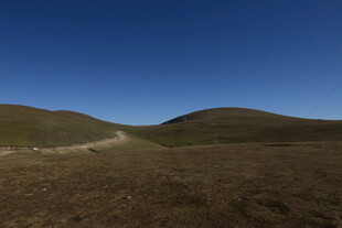 旷野中的蜿蜒小路