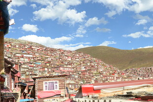 色达佛学院壮观景象