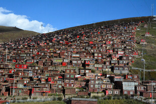 色达佛学院壮观景象