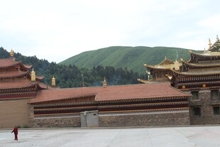 藏式寺庙建筑景观