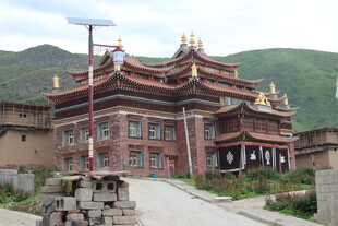 藏式寺庙建筑景观