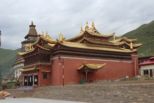 藏式寺庙建筑景观