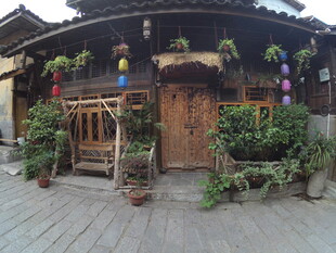 古雅乡村小院 绿植环绕