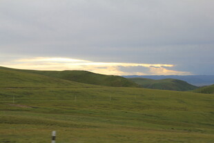 草原风光 天边云影