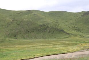 草原山丘风景图