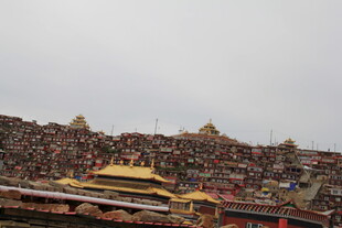 色达佛学院壮观景象