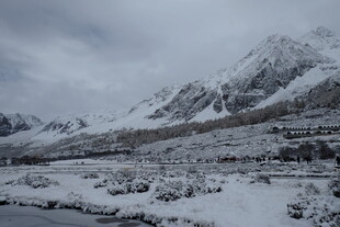 雪山雪景 银白世界风光