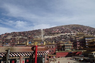 色达佛学院壮观景色