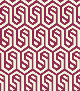 红白几何重复图案纹理