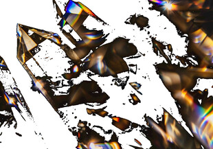 抽象炫彩几何图案艺术图