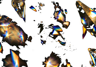 抽象炫彩碎片图案