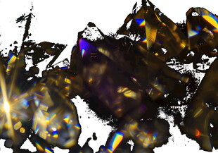 抽象炫彩金属质感图案