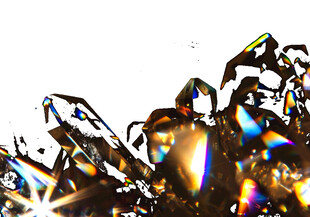 炫彩金属晶体微观景象