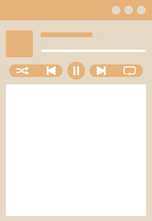 简约媒体播放器界面