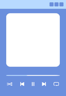 简洁视频播放器界面展示