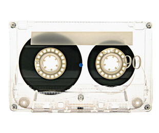 透明磁带盒复古音乐载体